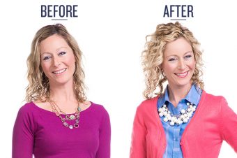 before and after photo