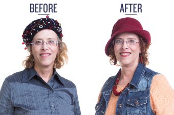before and after photo