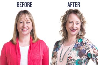 before and after photo