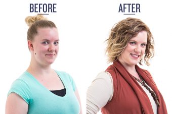 before and after photo