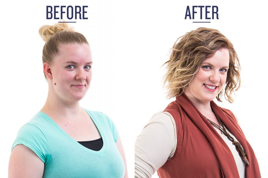 before and after photo