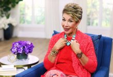 Carol Tuttle sitting on a chair talking secondary