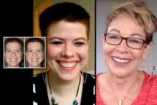 split screen of woman discovering who she really is with Carol Tuttle