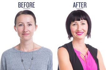 Lauren's before and after
