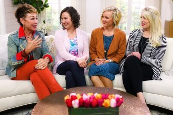 Carol sitting with a panel of women who have a secondary Type 2 energy