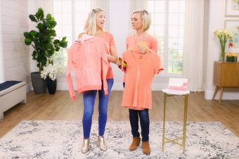Jaleah and Sarah model crossover colors