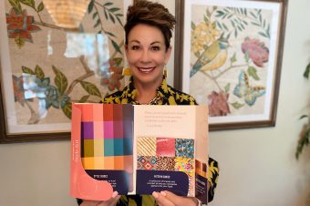 Carol holding the Style Kit - how to use your intuition to improve your style