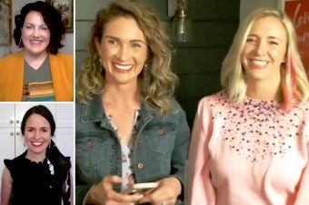 Anne, Jaleah, and guests