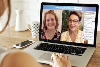 Woman at her laptop
